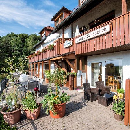 Gasthof Schönblick Goessweinstein Exterior foto