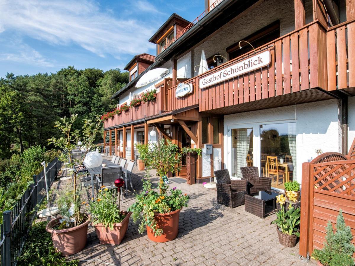Gasthof Schönblick Goessweinstein Exterior foto